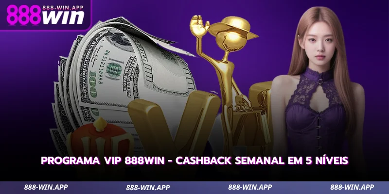 Programa VIP 888WIN - Cashback Semanal em 5 Níveis 2 programa vip 888win